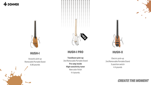 Título: ¡Descubre la Última Adición a la Familia HUSH! Descubre las Características Únicas de la Guitarra HUSH-I Pro
