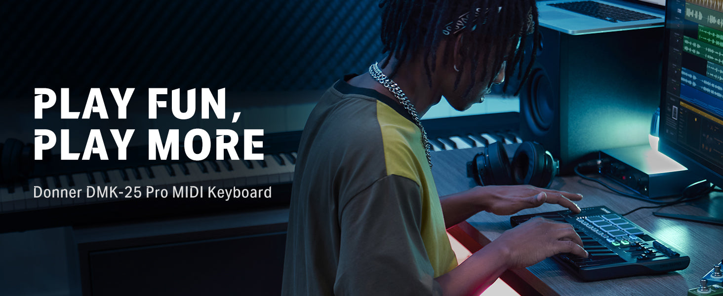 DONNER ANUNCIA EL CONTROLADOR DE TECLADO MIDI DMK-25 PRO