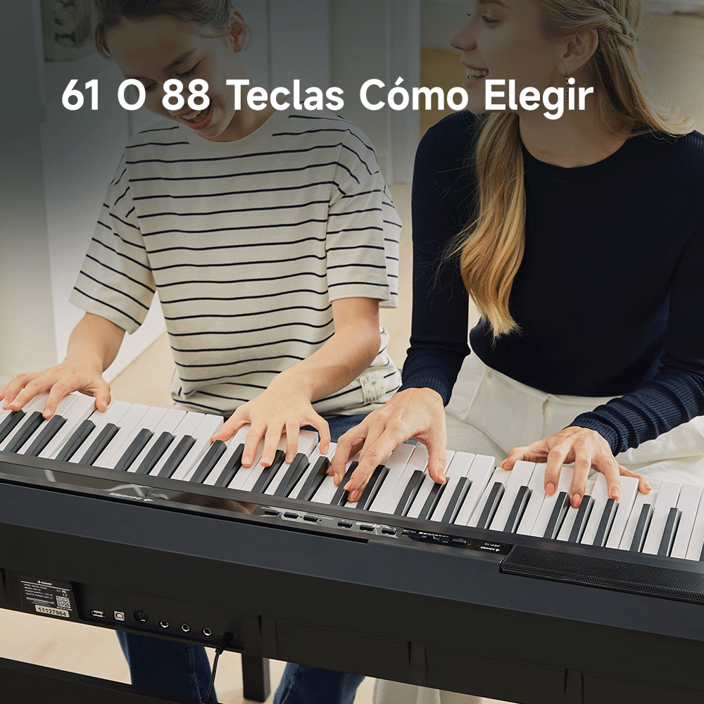 ¿61 teclas u 88 teclas? ¿Piano vertical digital o teclado electrónico? Este artículo le ayudará a entender las diferencias entre el DEK-610 y el DDP-80