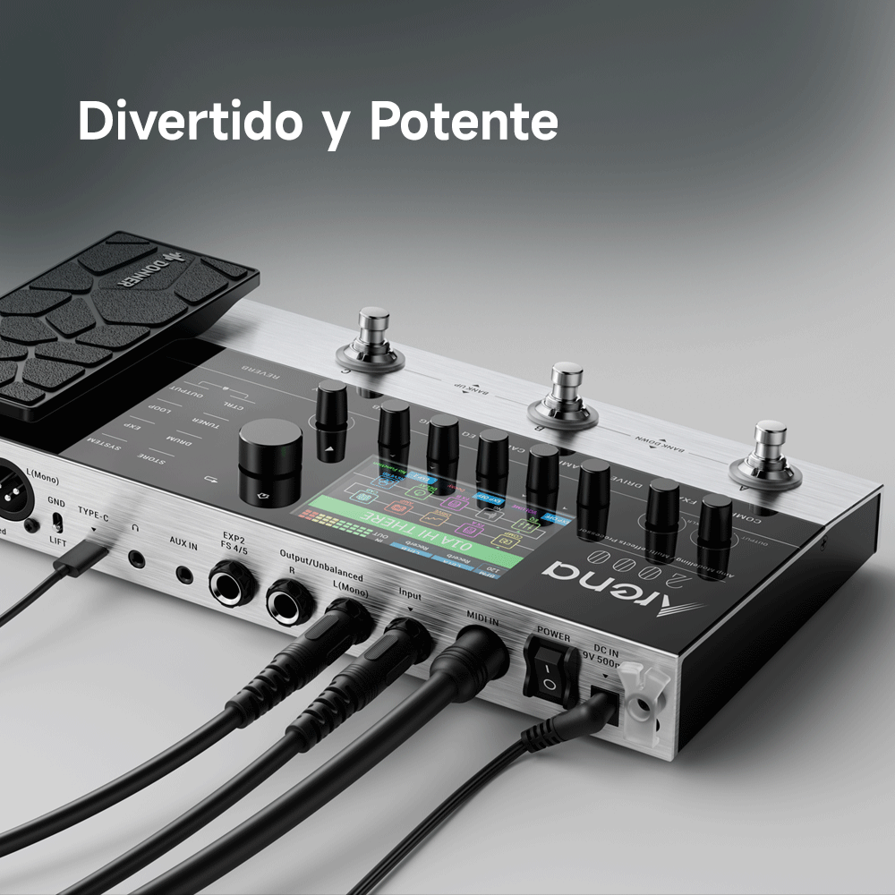 Revisión del pedal de efectos y amplificador Donner Arena 2000 por Dave Hunter de GuitarPlayer