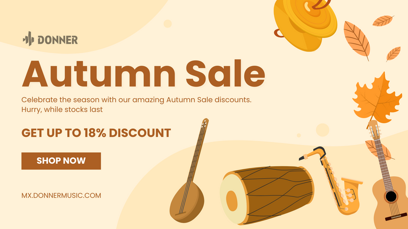 DONNER Autumn Sale: Discover Your Perfect Musical Companion