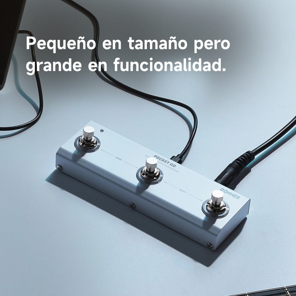 POCKET GO: Pedal multiefectos de guitarra ideal para músicos en movimiento