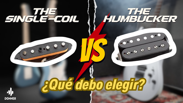 Pastillas de Guitarra Eléctrica de Bobina Simple vs. Bobina Doble, ¿Cuál es Mejor?