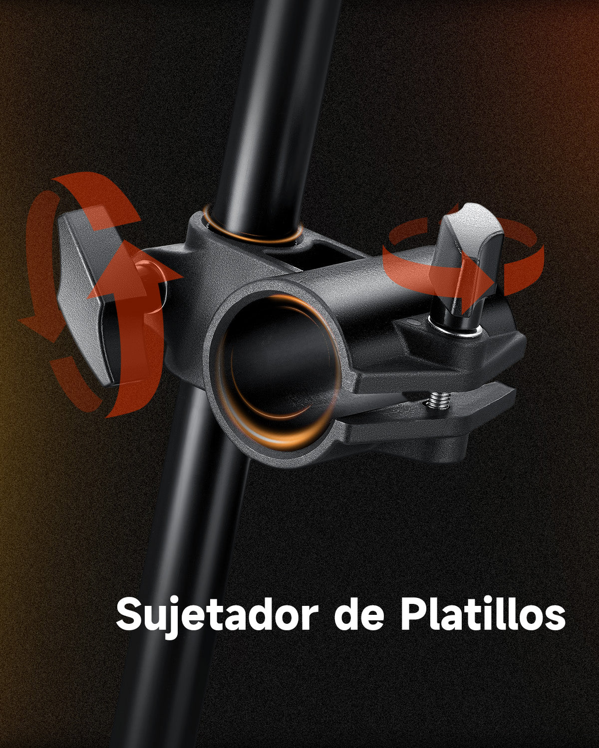 Donner con plato de 12 pulgadas y soporte para platos para expansión DED-200