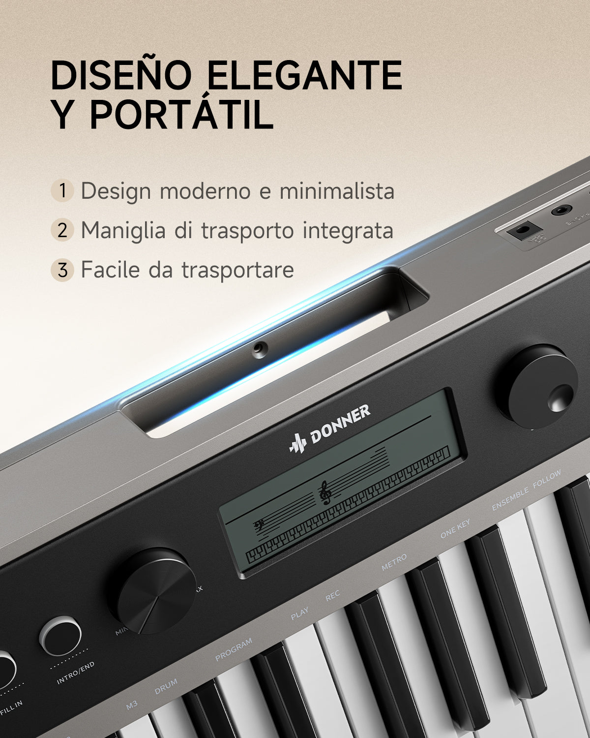 Donner SD-15 de 61 teclas Teclado electrónico
