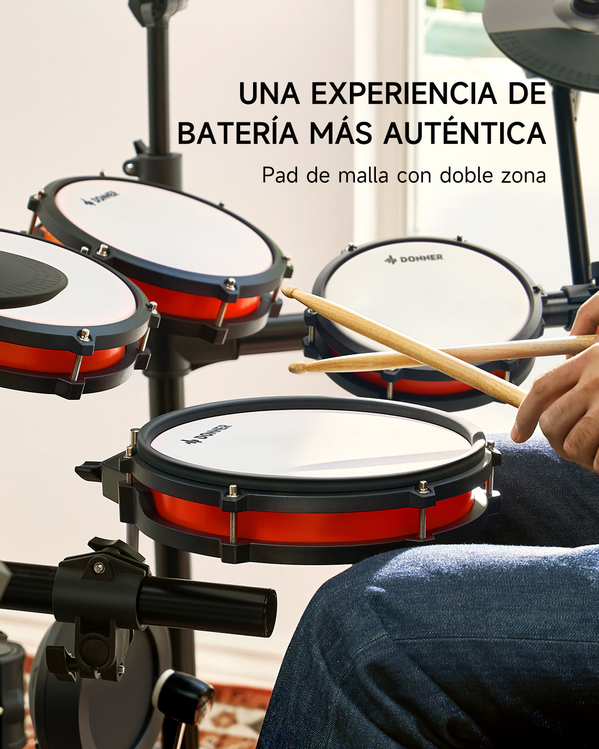 Donner DED-200Pro Batería Electrónica Hi-hat independiente