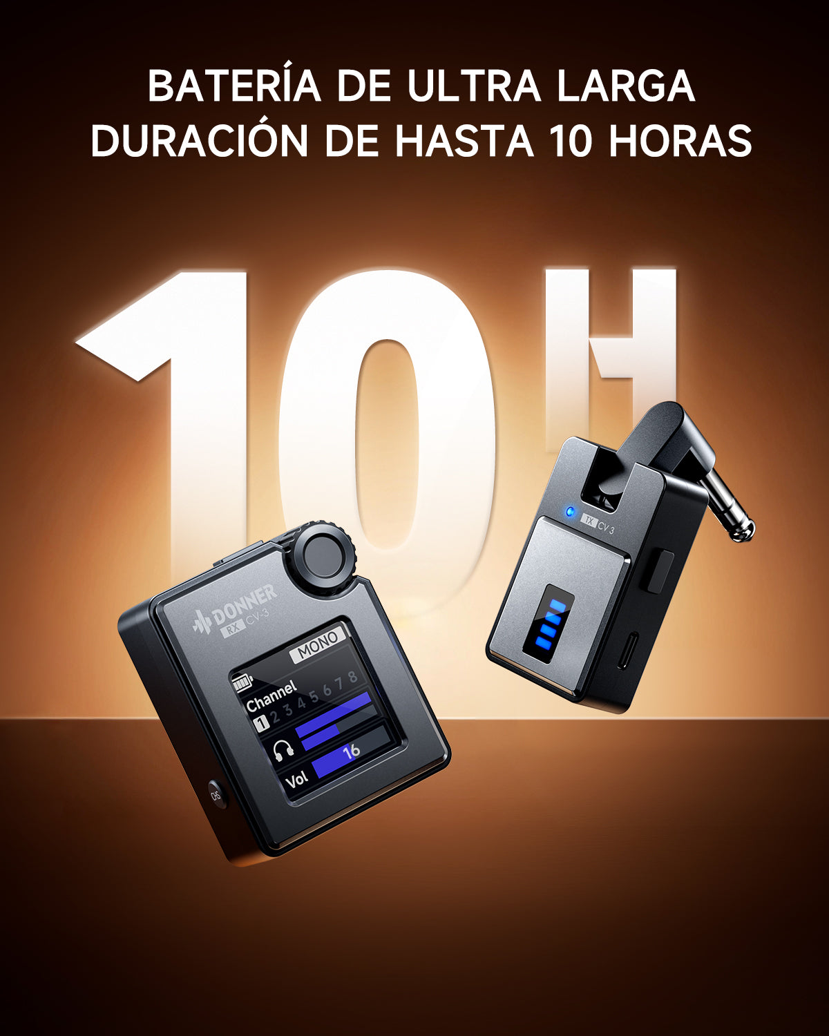 Donner CV-3 Sistema de monitorización inalámbrico intraauricular