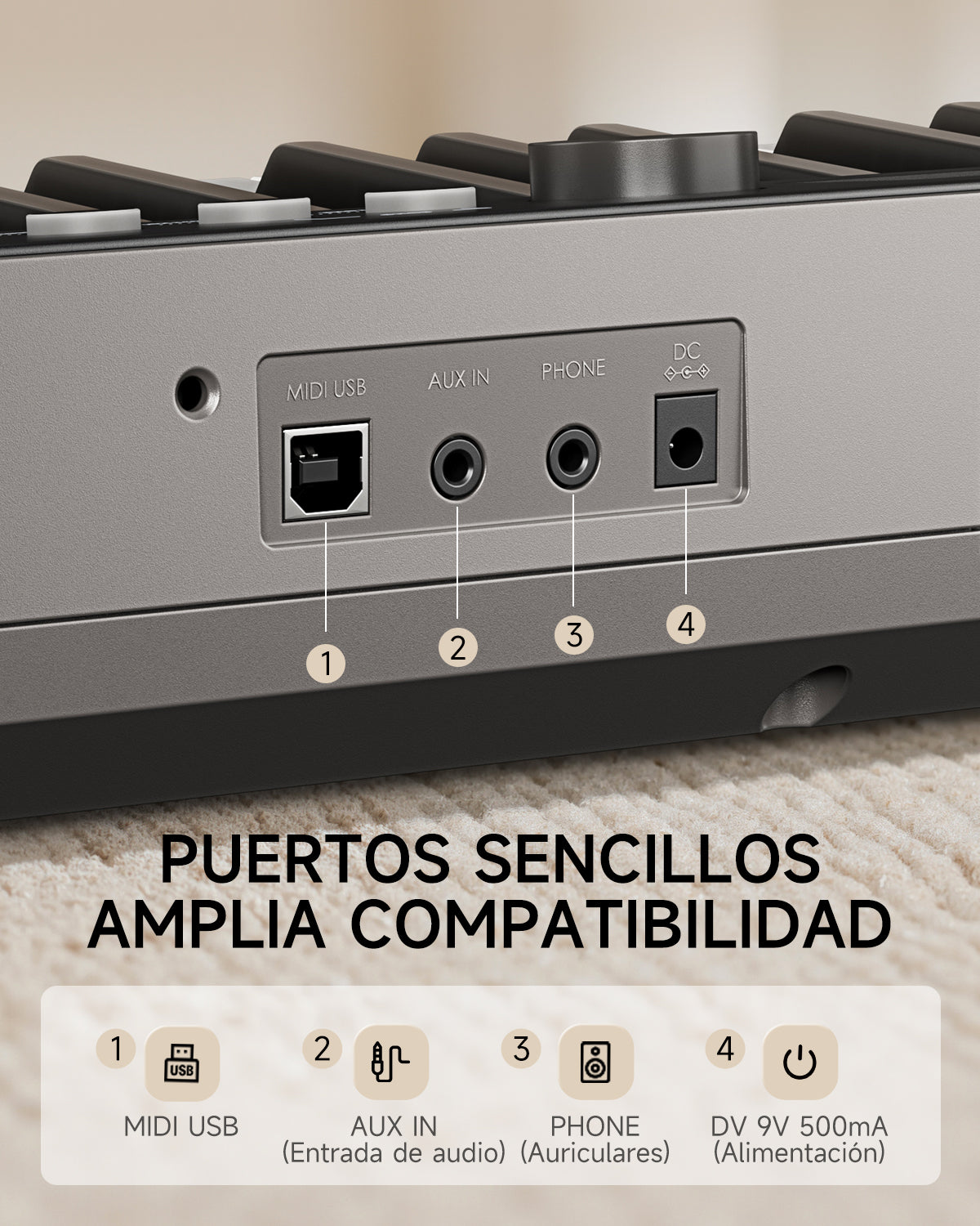Donner SD-15 de 61 teclas Teclado electrónico