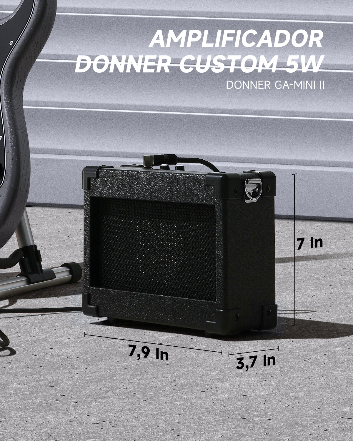 Donner DST-80 Juego de guitarra eléctrica matton black