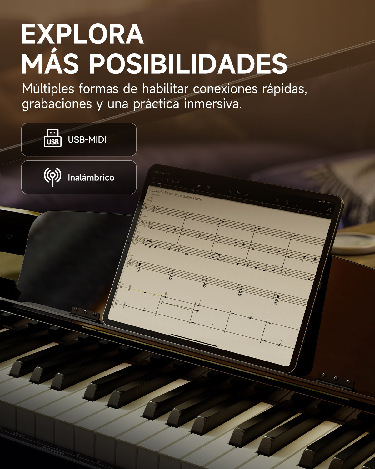 Donner DGP-100 Piano digital de cola ligero