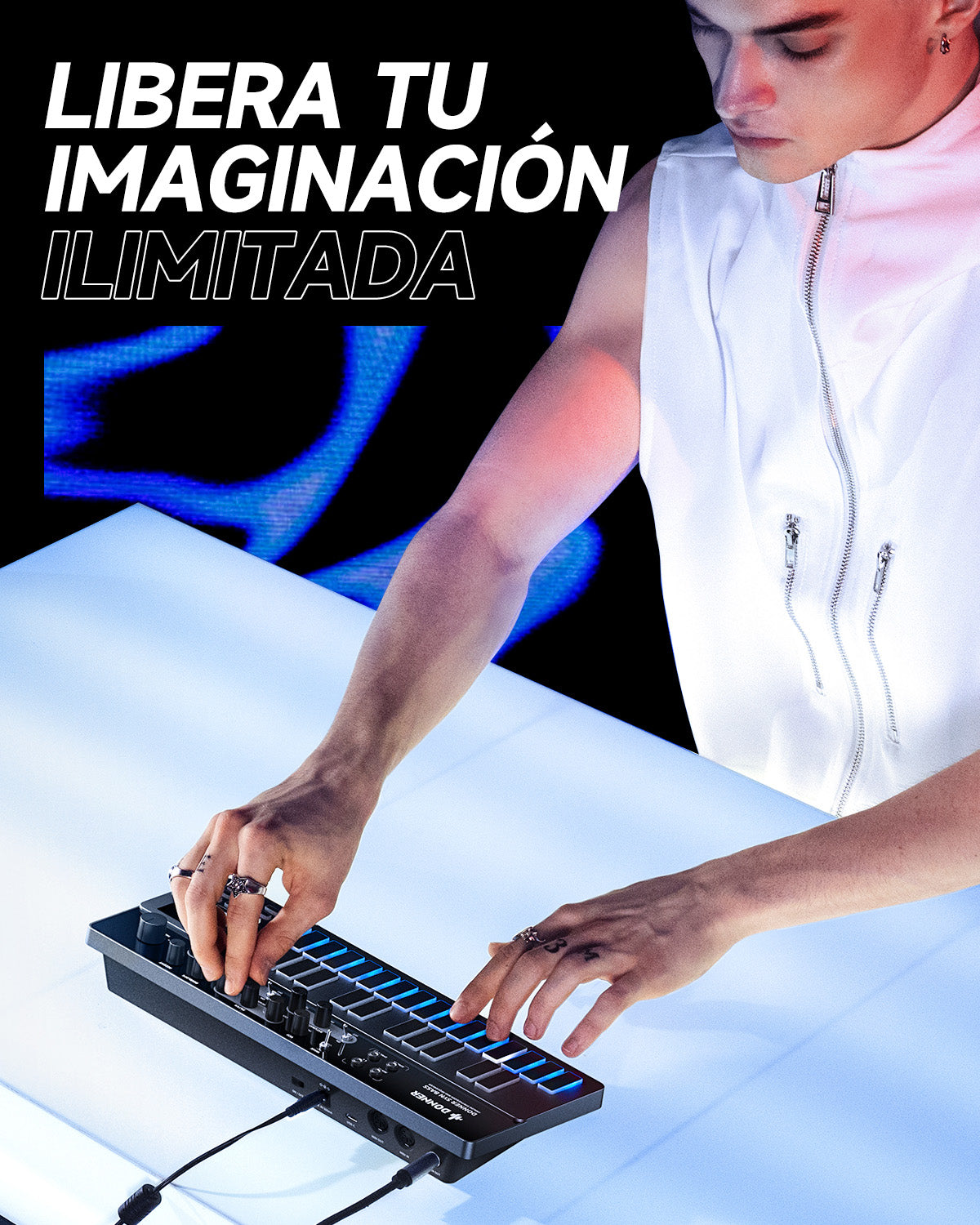 Donner Essential B1 Sintetizador de bajo analógico y secuenciador