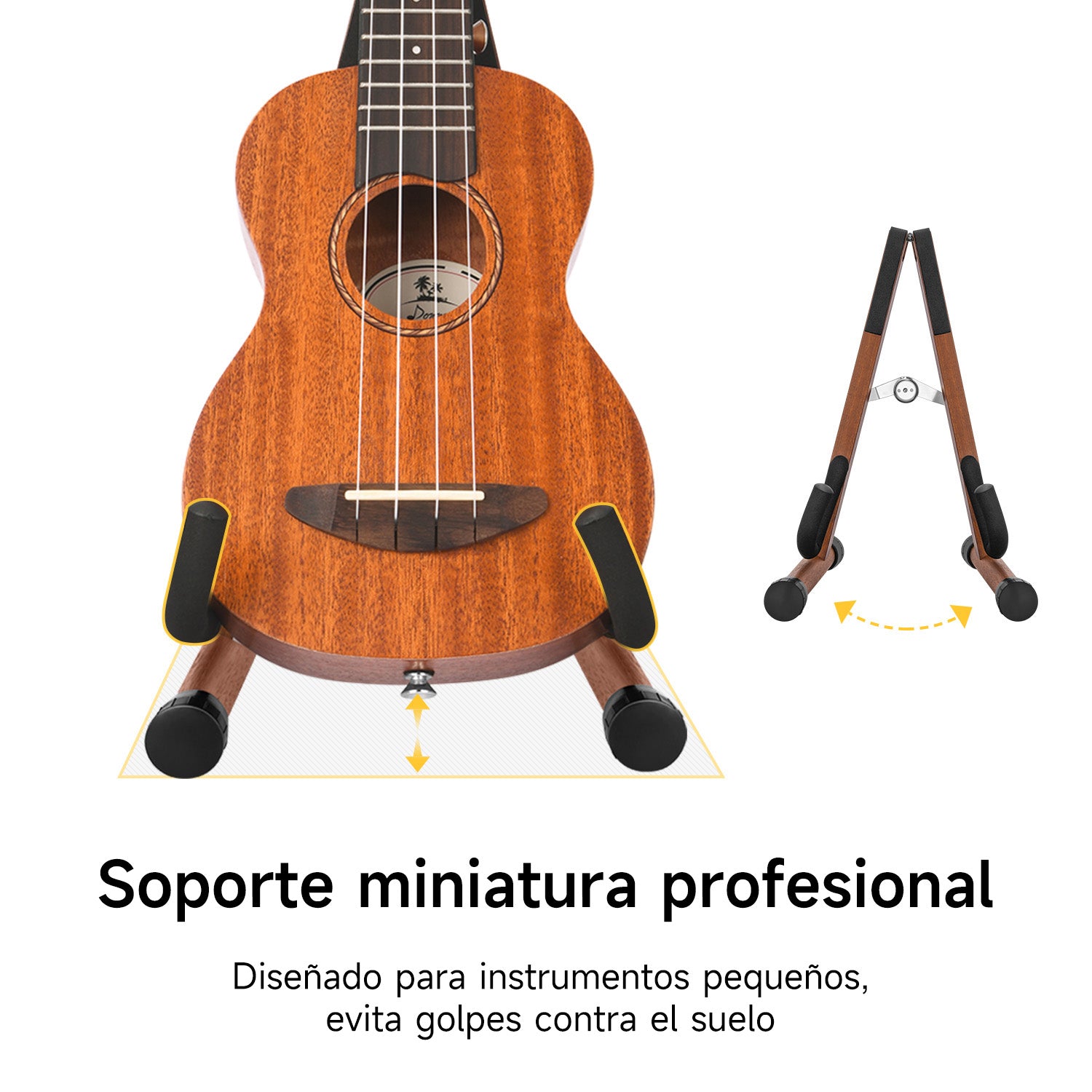 Donner DS-3U Soporte de guitarra de madera