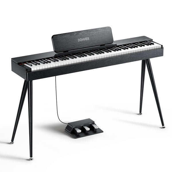 Donner OURA™ S100 Piano digital doméstico de 88 teclas Color roble veteado negro