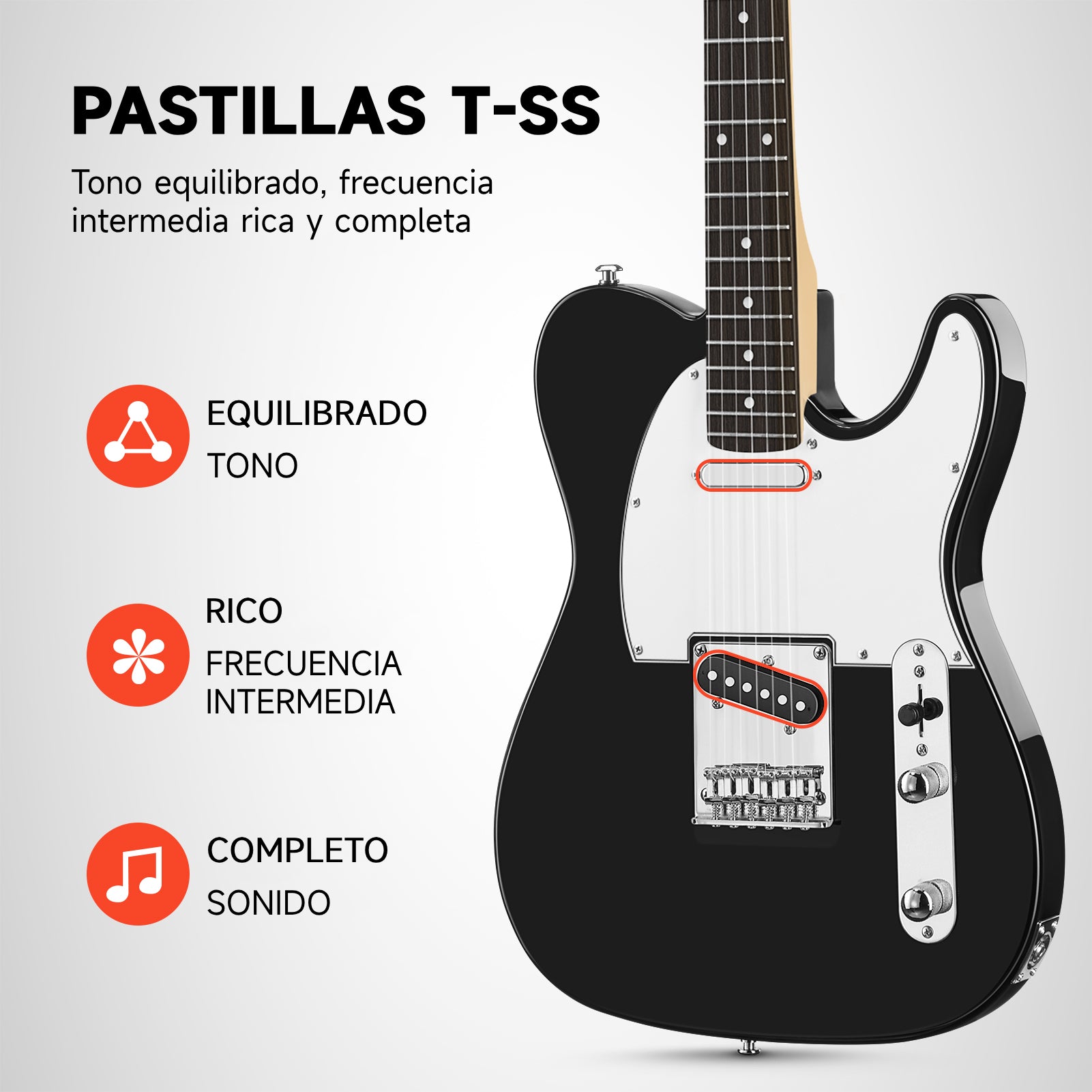 Donner DTL-100 conjunto de guitarra tele