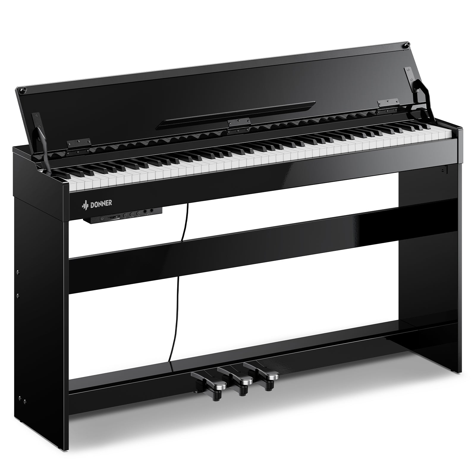 Donner DDP-75 Piano Digital Vertical Con Tapa Abatible