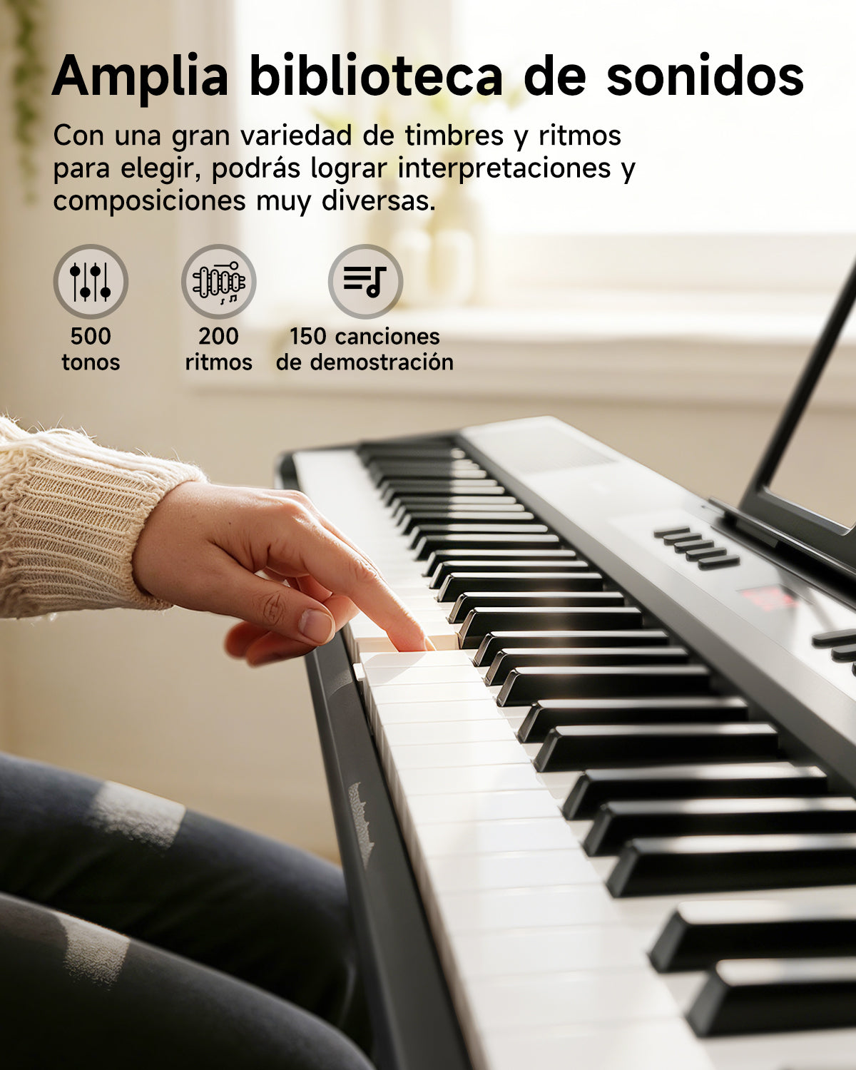 Donner DEP-07 de 88 teclas piano digital portátil con contrapesos