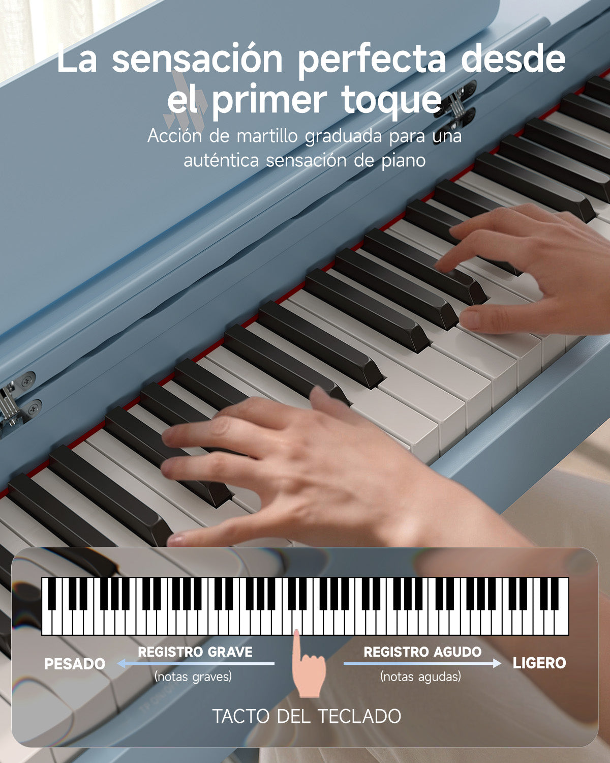 Donner OURA™  S200 Piano digital doméstico de 88 teclas