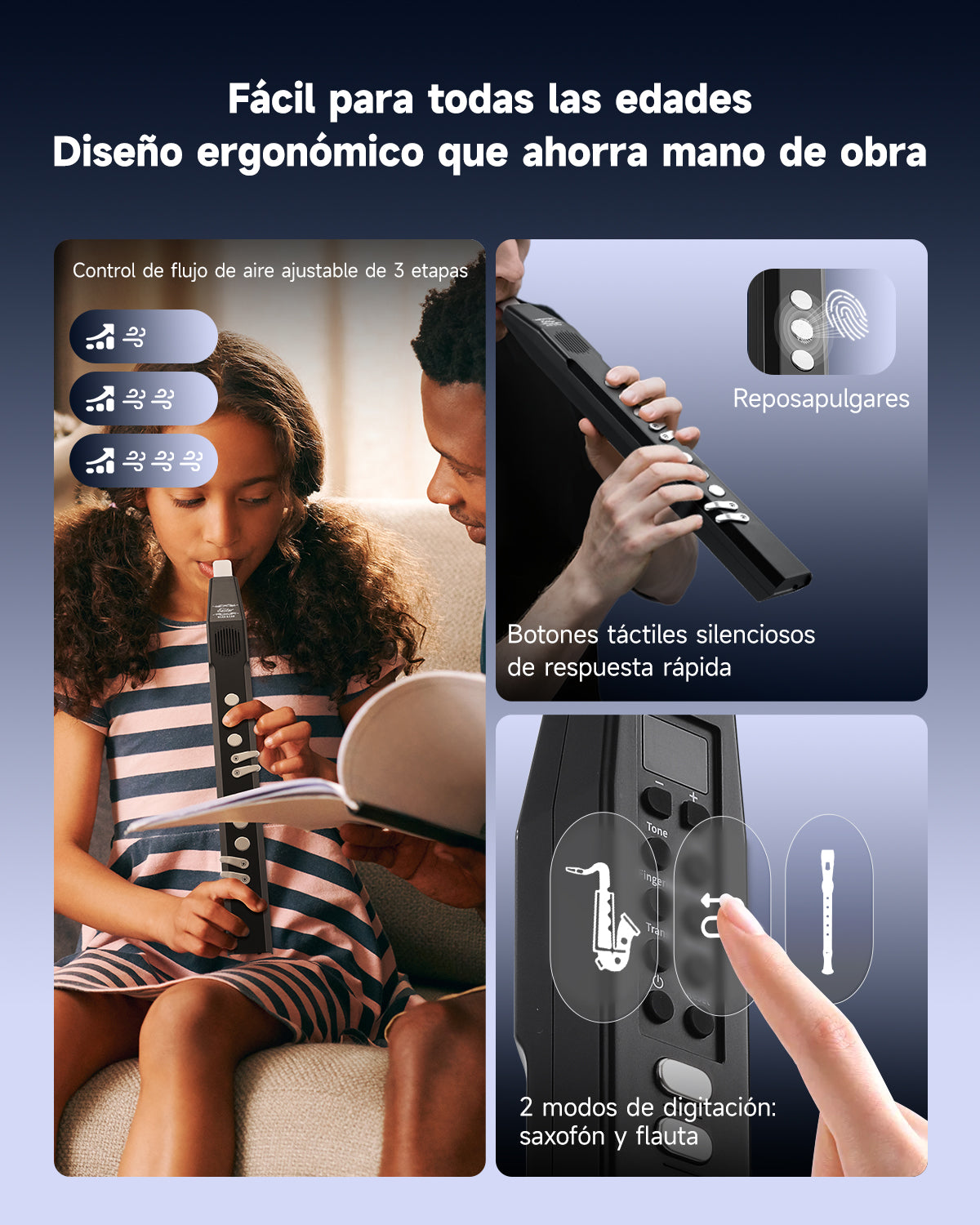 Eastar EDA-100 Aerófono digital Aerófono Electrónico