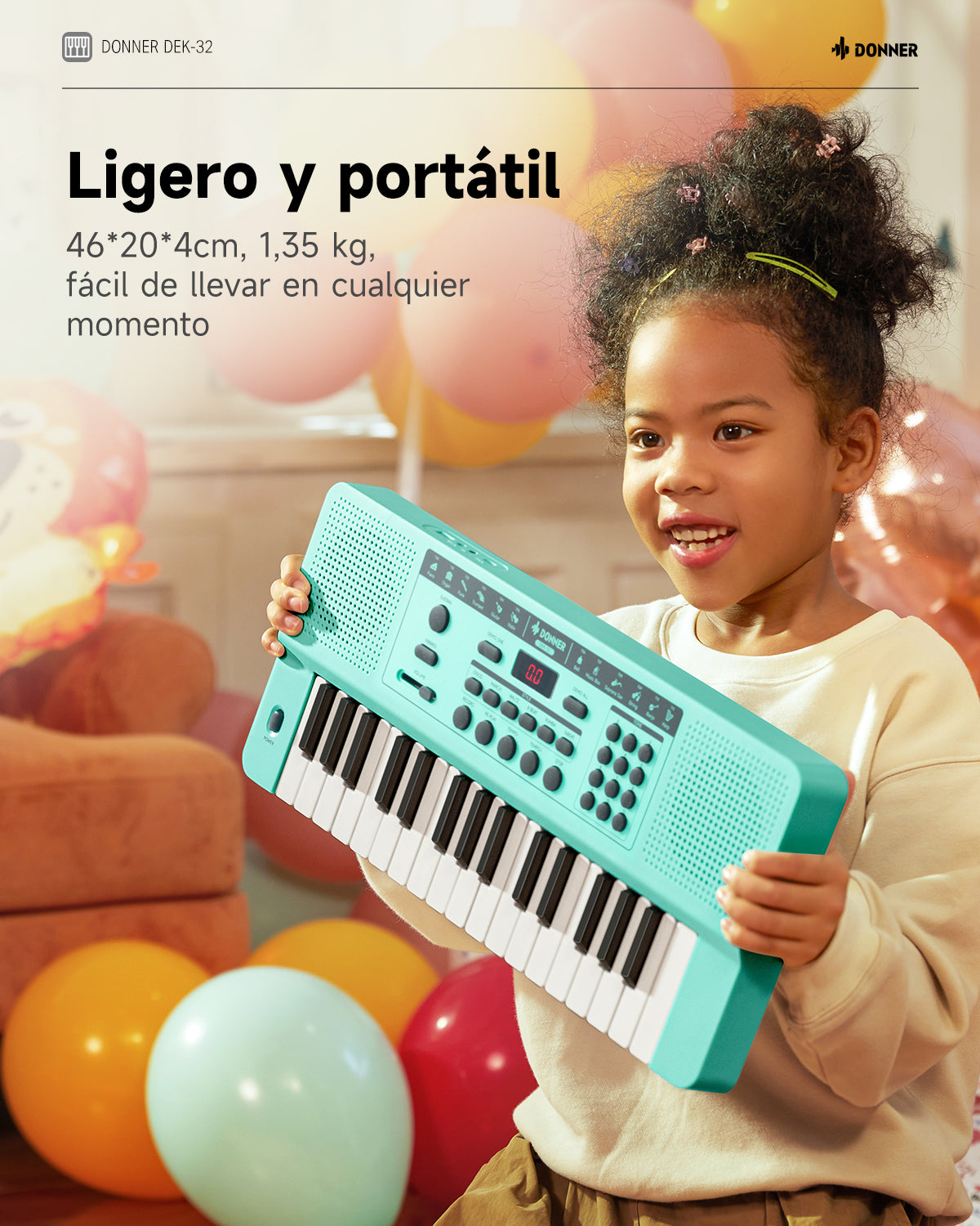 Donner DEK-32 Teclado electrónico de 32 teclas