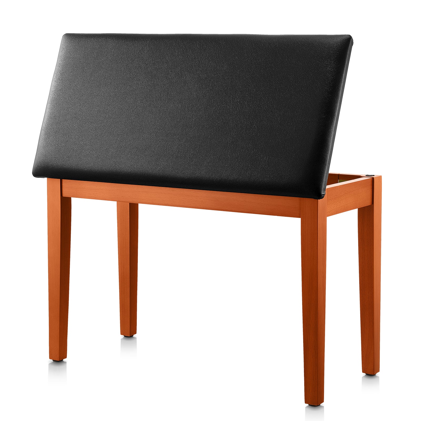 Donner Taburete para piano dúo con espacio de almacenamiento, madera