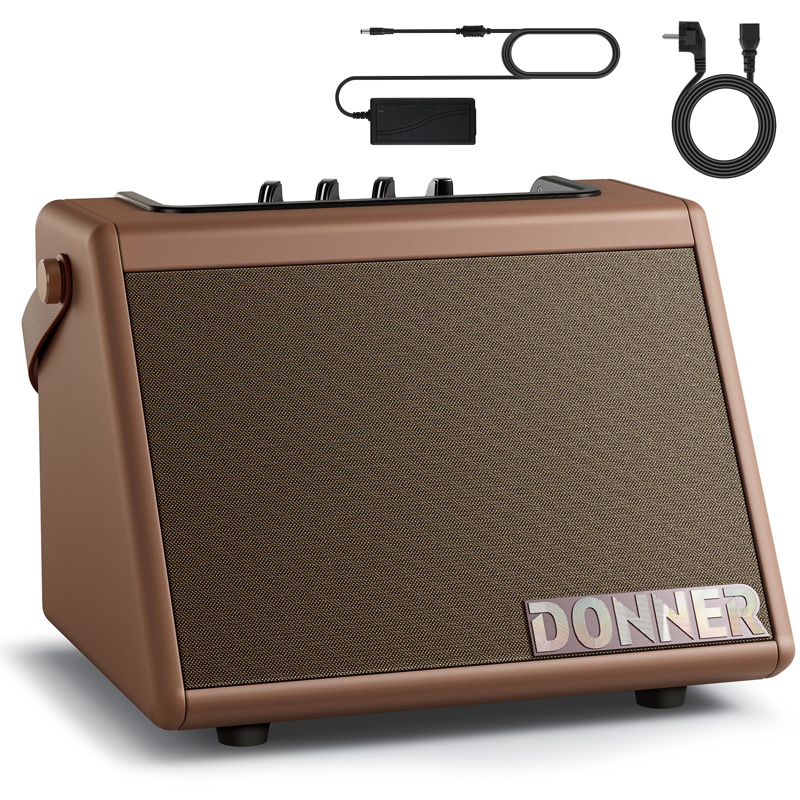Donner DDA-20 Amplificador eléctrico para batería Marrón