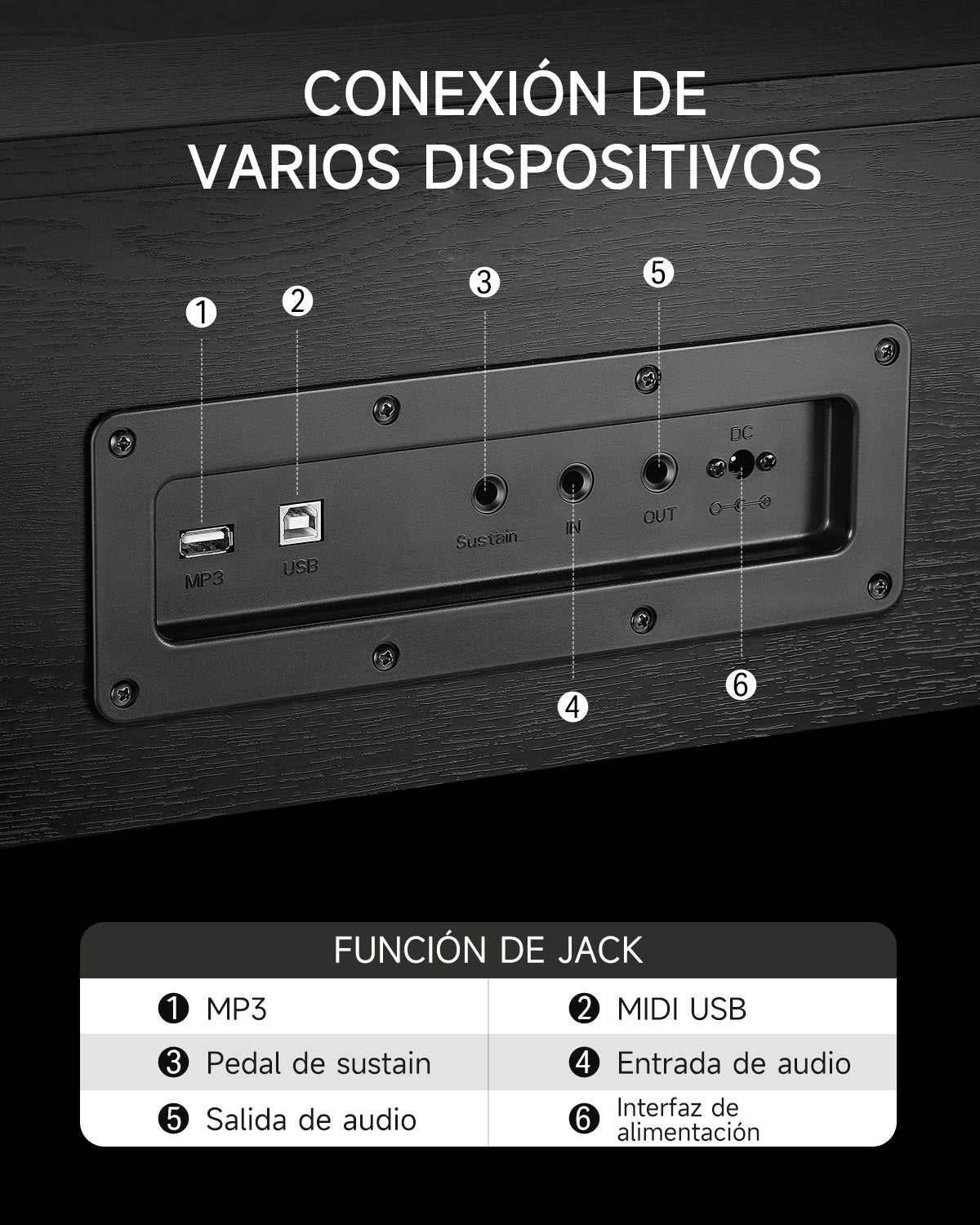Donner DDP-90 PRO Piano digital doméstico con peso completo