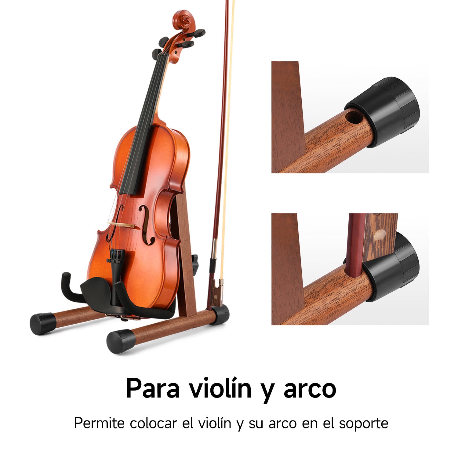 Donner DS-3U Soporte de guitarra de madera
