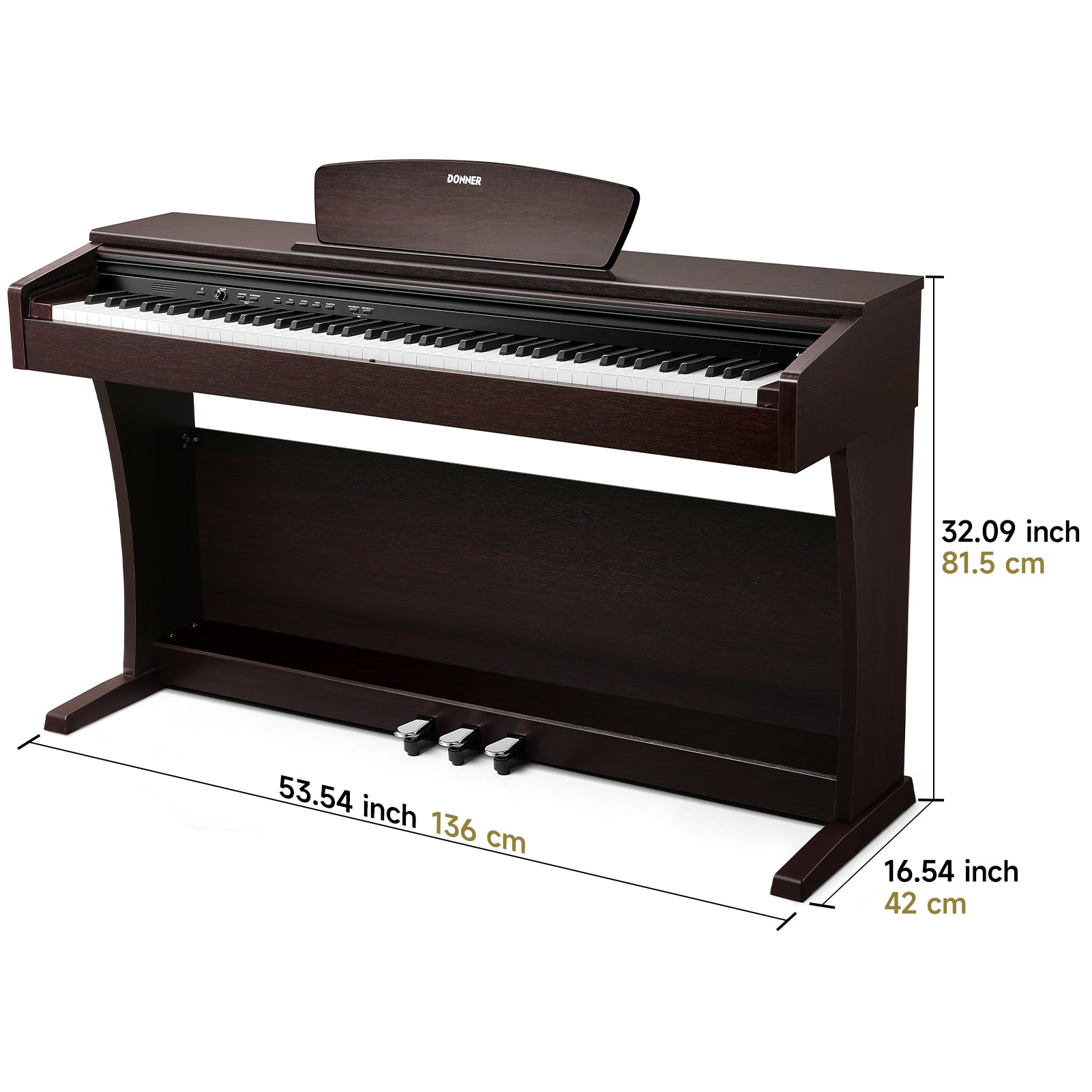 Donner DDP-300 Versión Mejorada Piano Digital de 88 Tecla