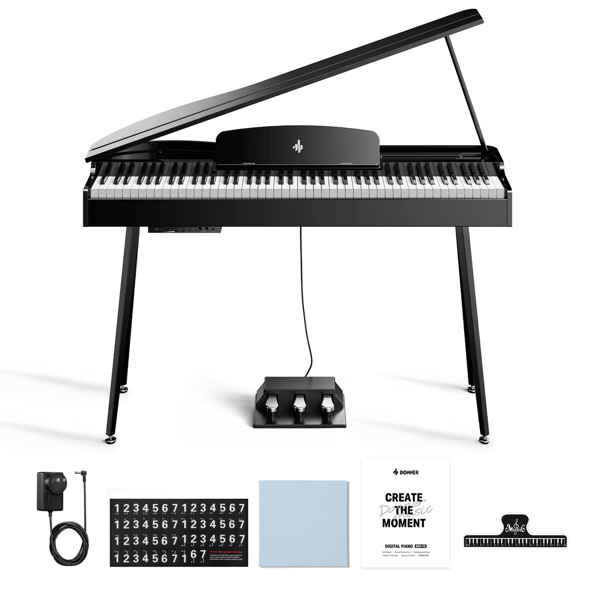 Donner DGP-100 Piano digital de cola ligero