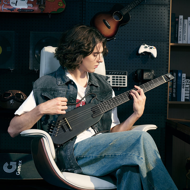 Donner HUSH™ C Guitarra Acústica-Eléctrica de Nylon