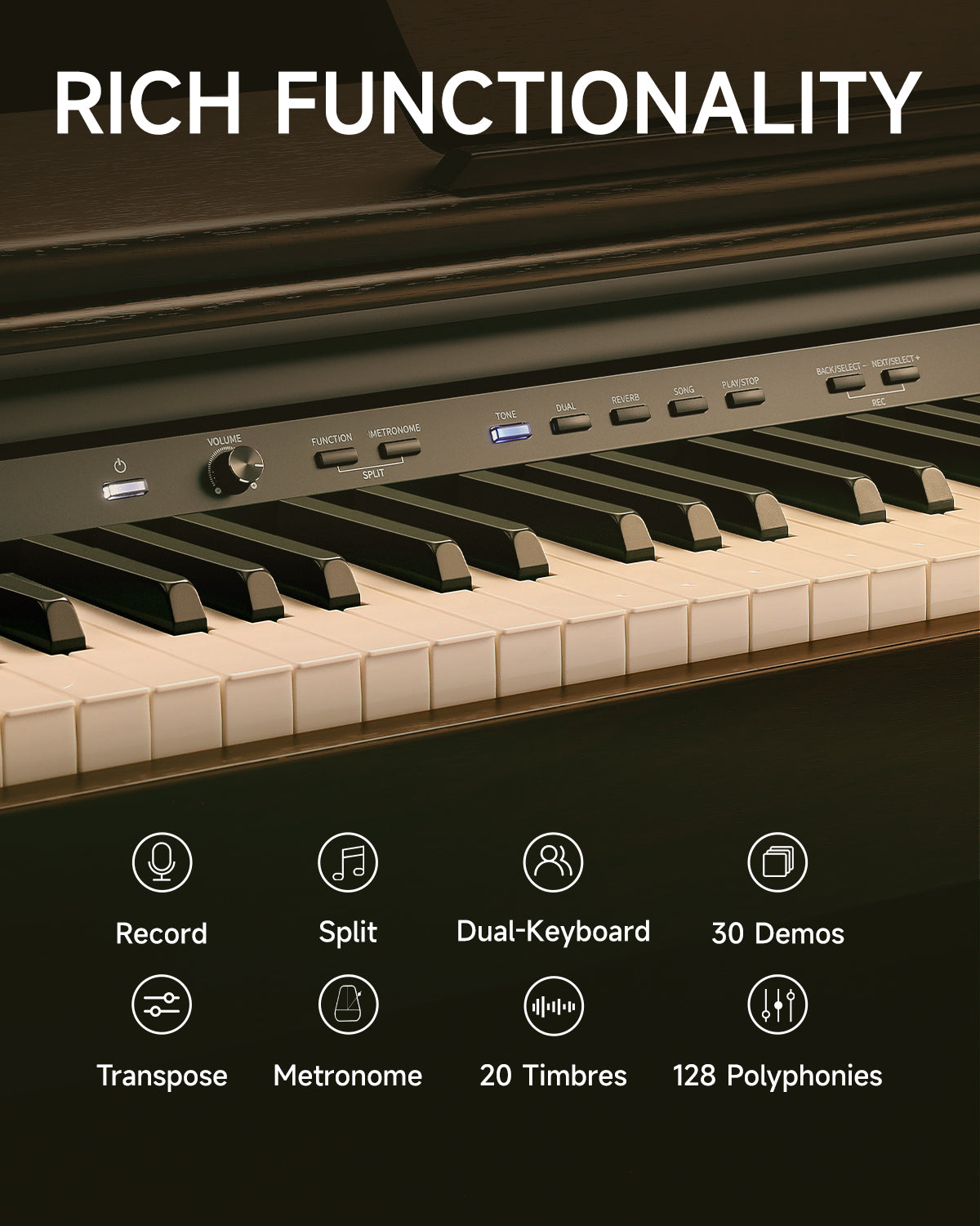 Donner DDP-300 Versión Mejorada Piano Digital de 88 Tecla