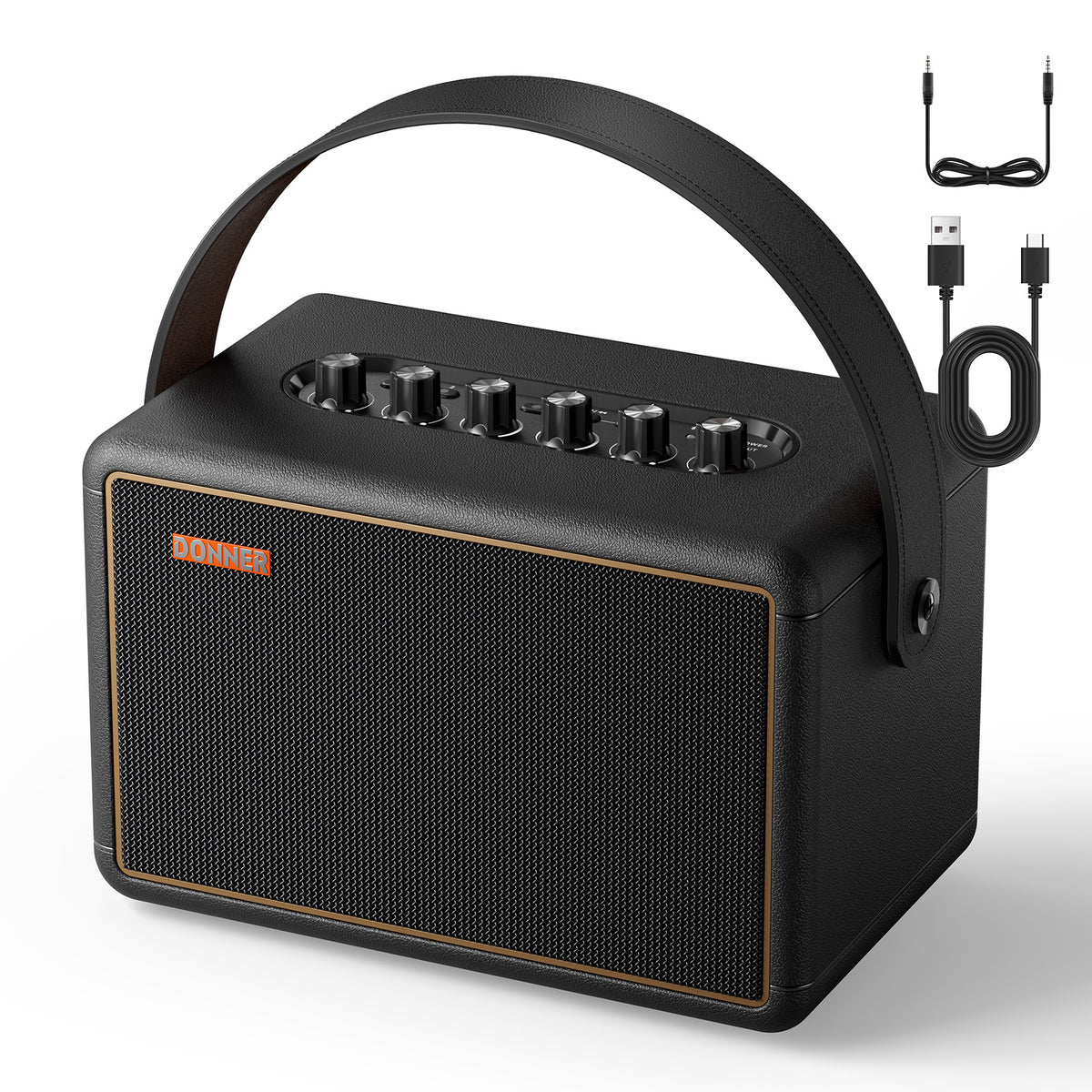 Donner GO Amplificador de guitarra eléctrica-Donner GO II Negro##
