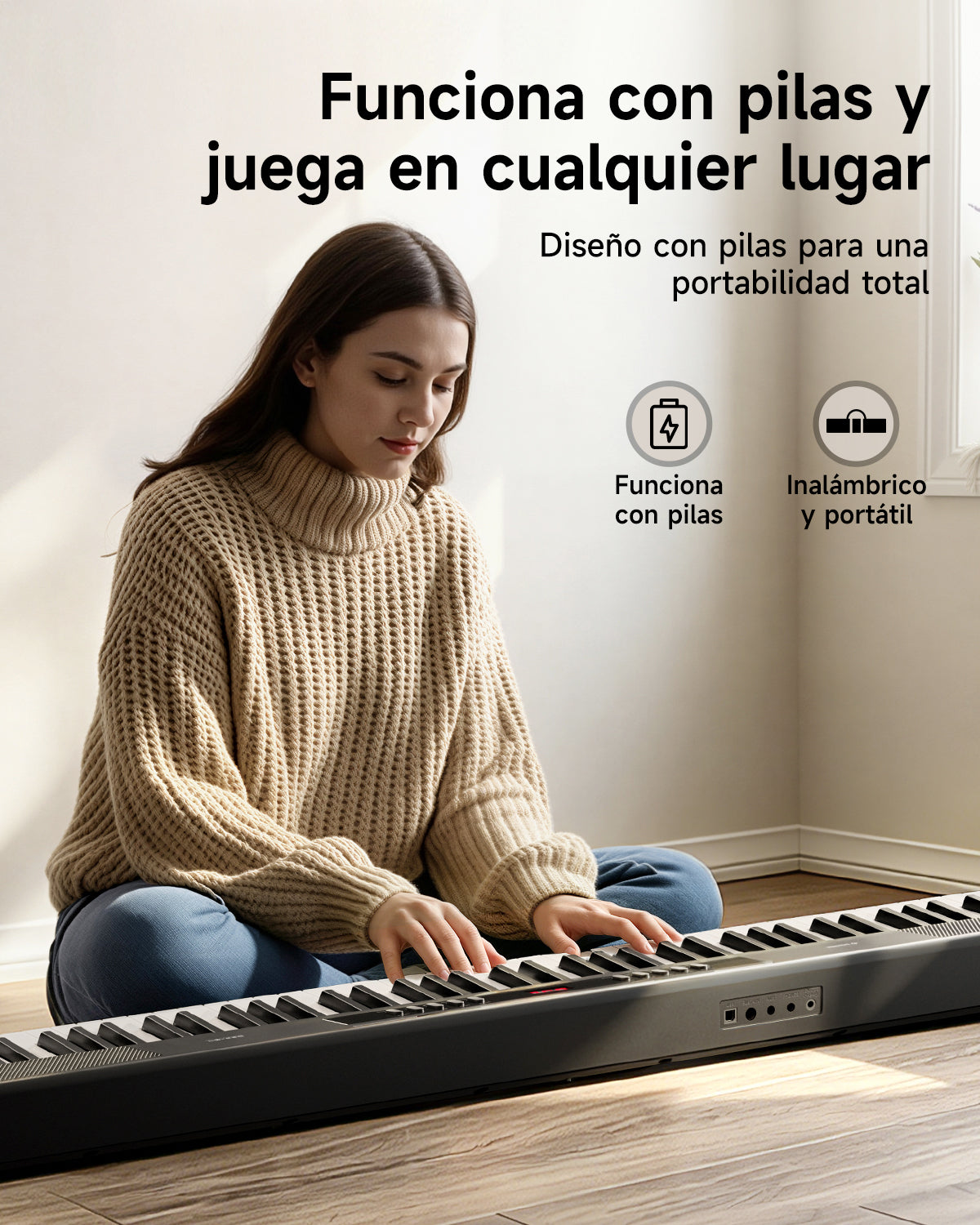 Donner DEP-07 de 88 teclas piano digital portátil con contrapesos