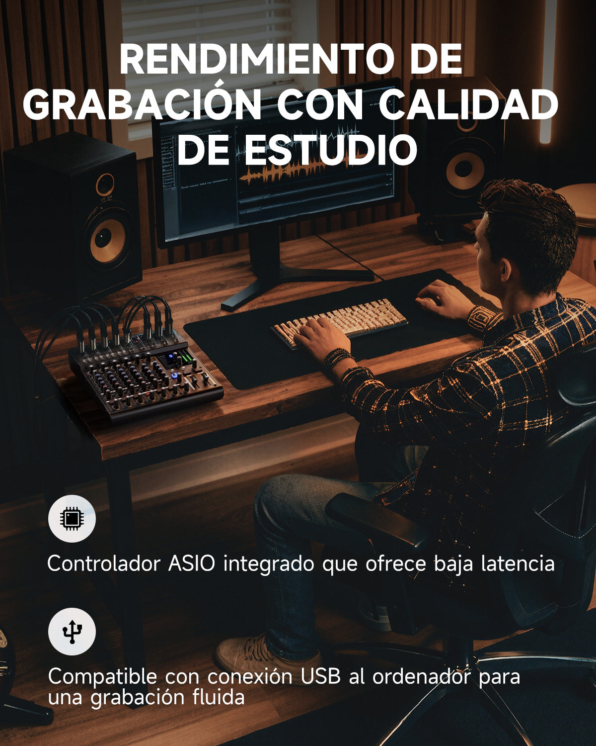 DONNER DAM1000 Mezclador de audio