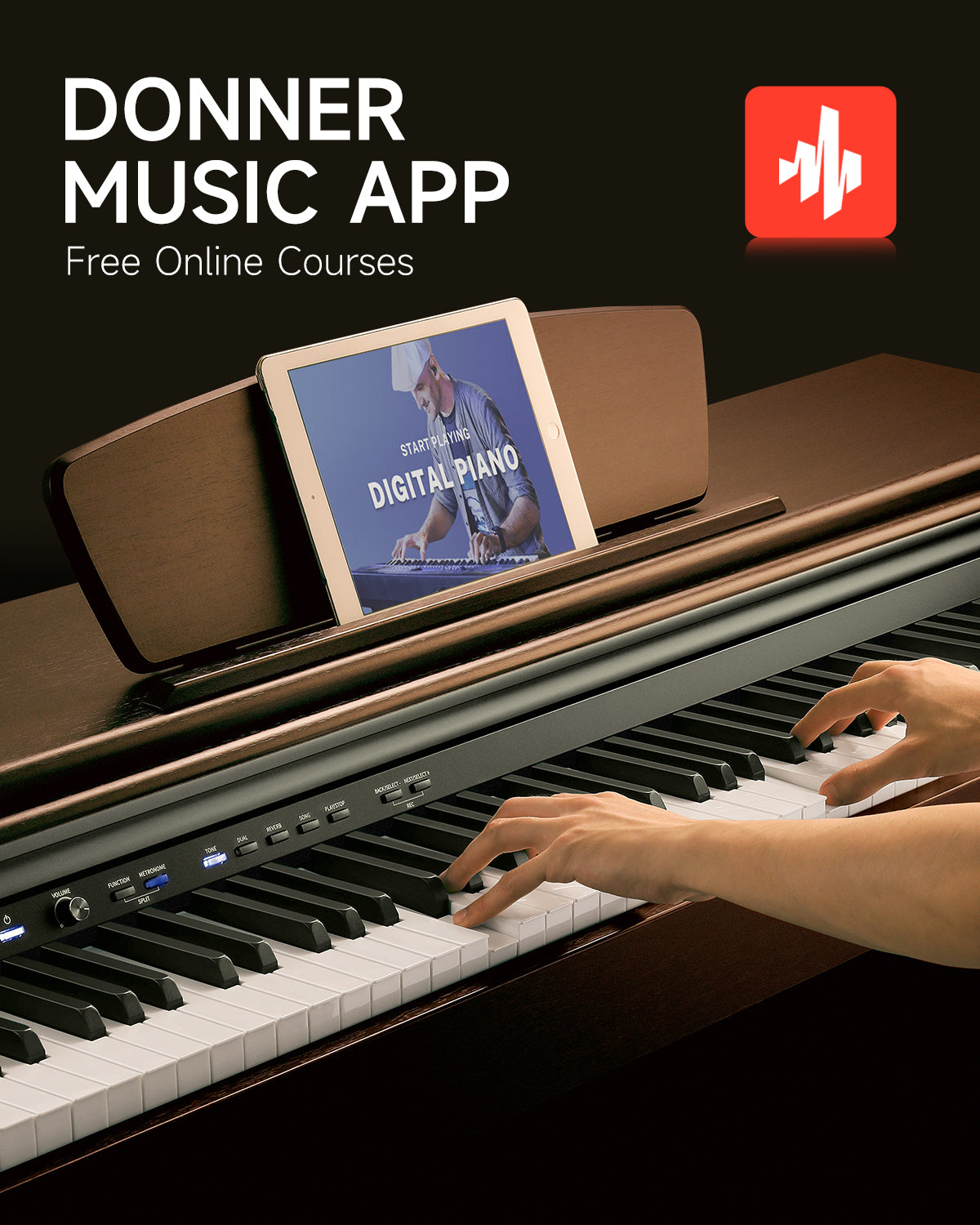 Donner DDP-300 Versión Mejorada Piano Digital de 88 Tecla