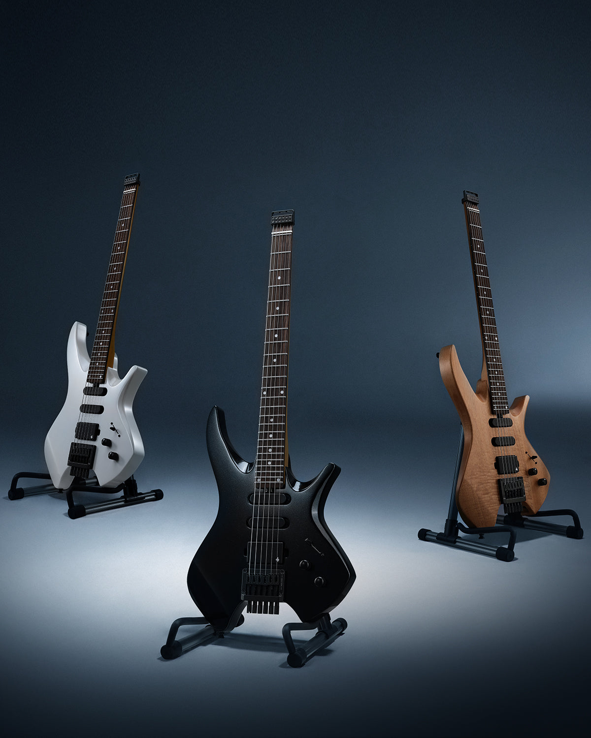 Donner NHL-500 Guitarra eléctrica sin pala-Naturaleza##