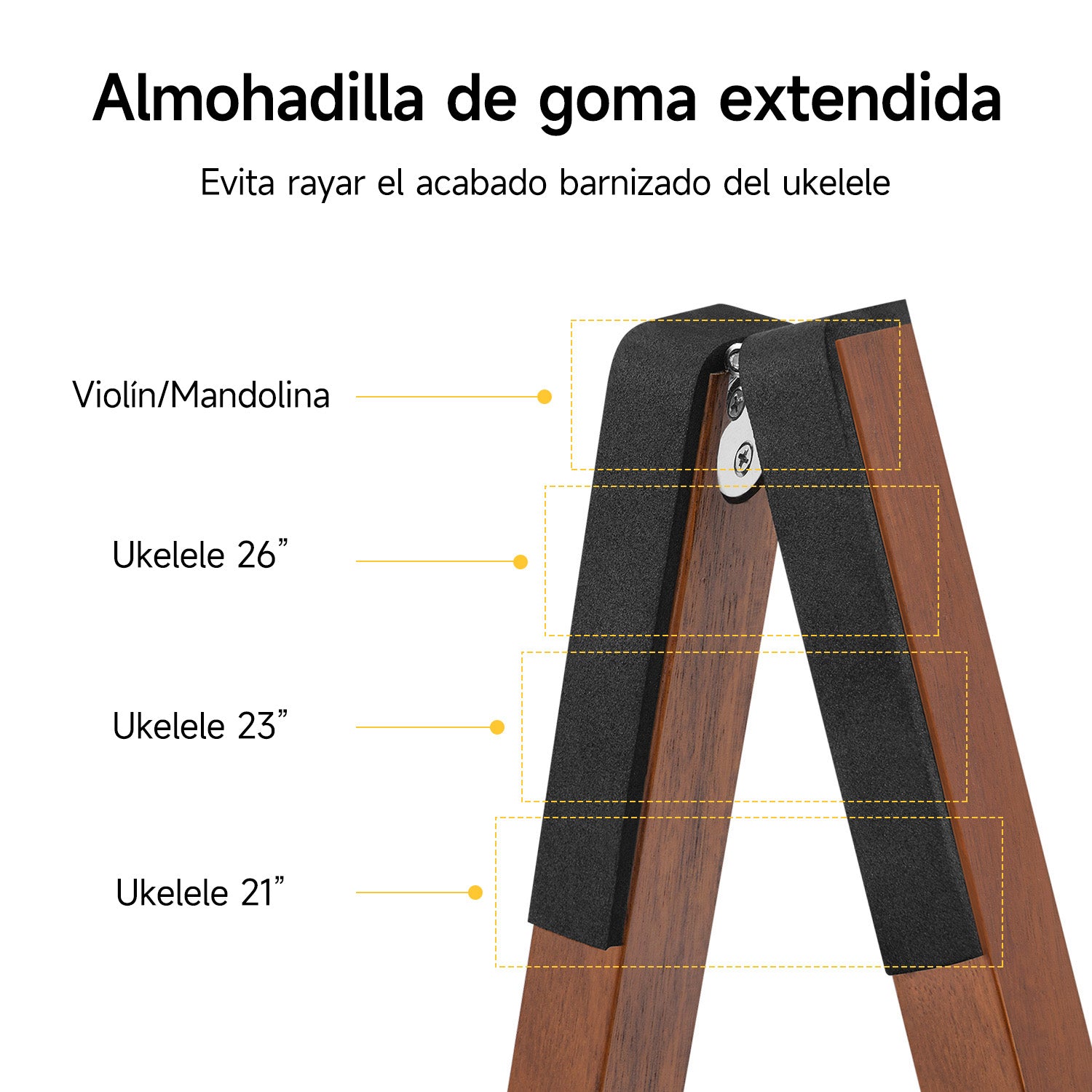 Donner DS-3U Soporte de guitarra de madera
