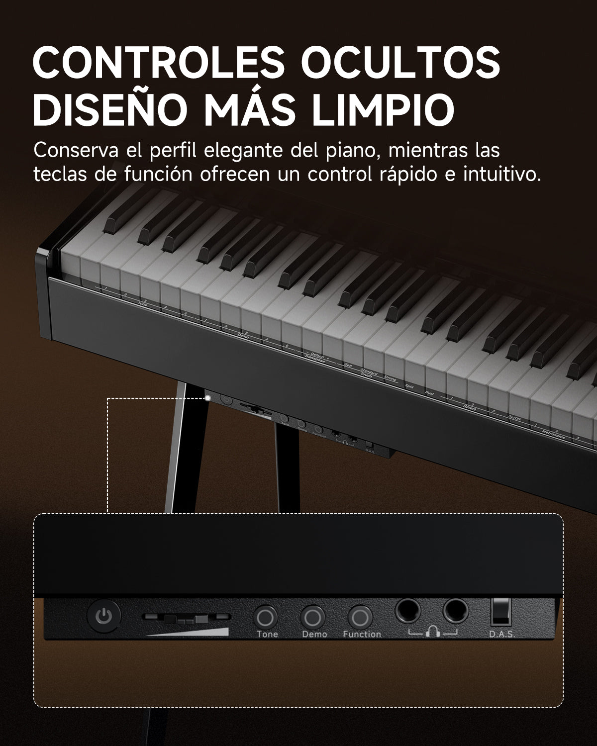 Donner DGP-100 Piano digital de cola ligero