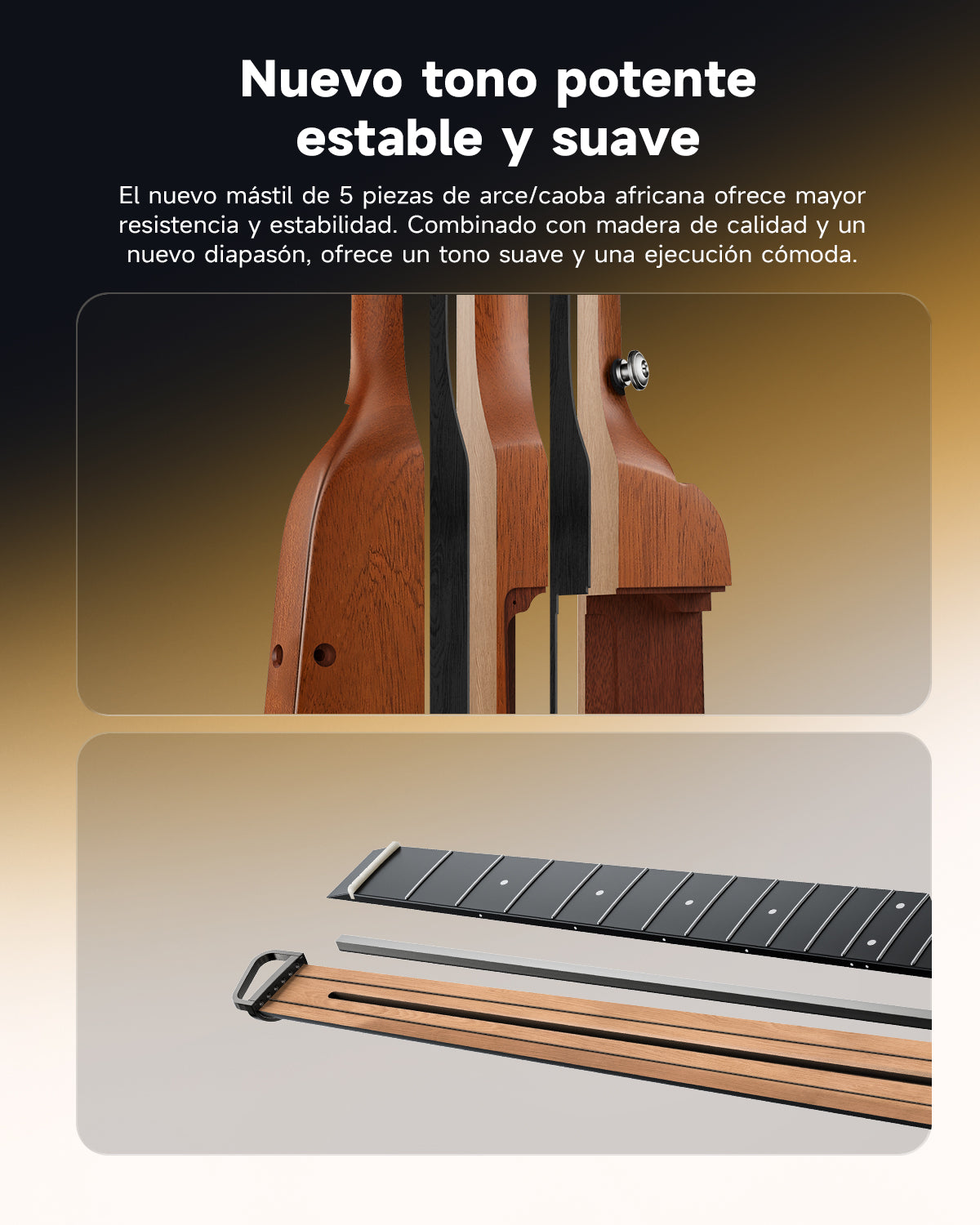 HUSH I Evo2 Guitarra-Natural##
