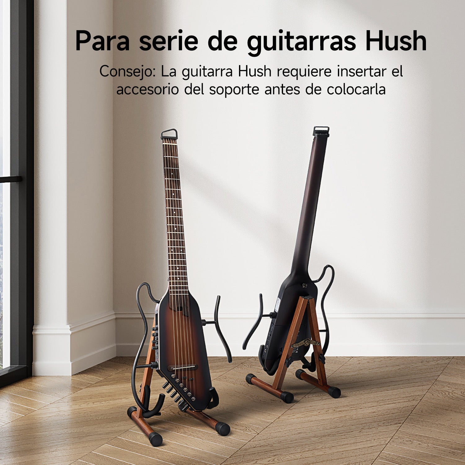 Donner DS-3U Soporte de guitarra de madera