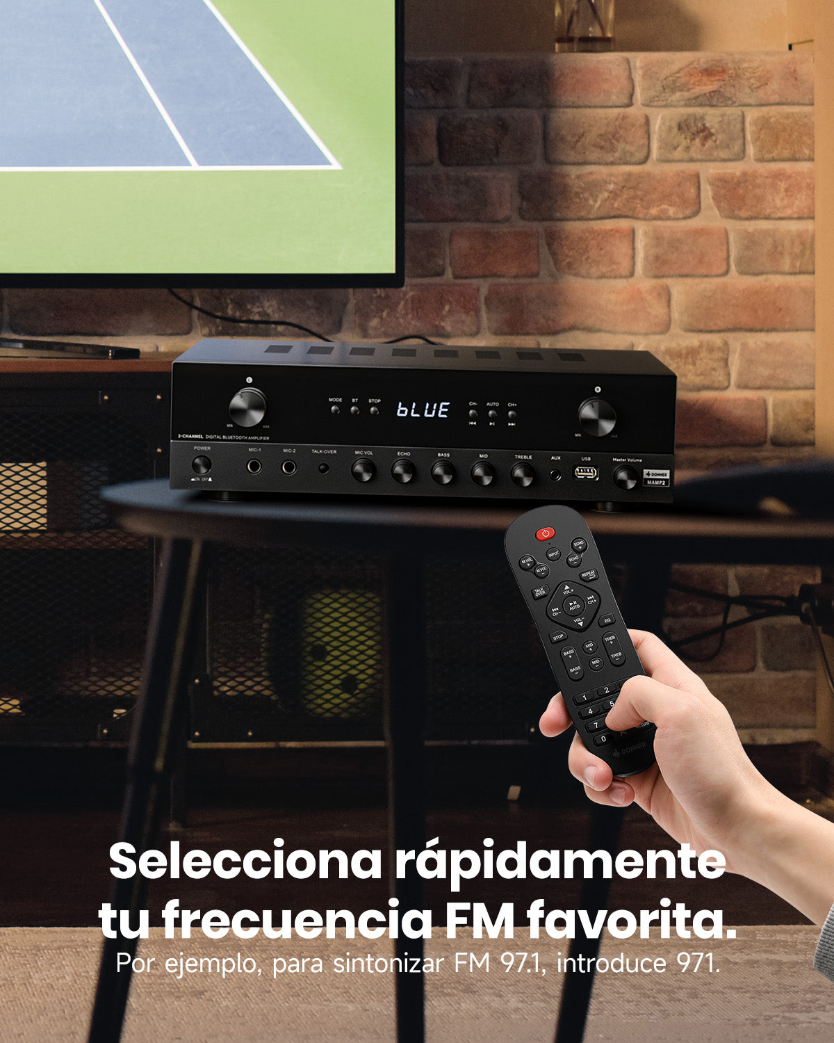 Donner MAMP2 Amplificador de 2 canales