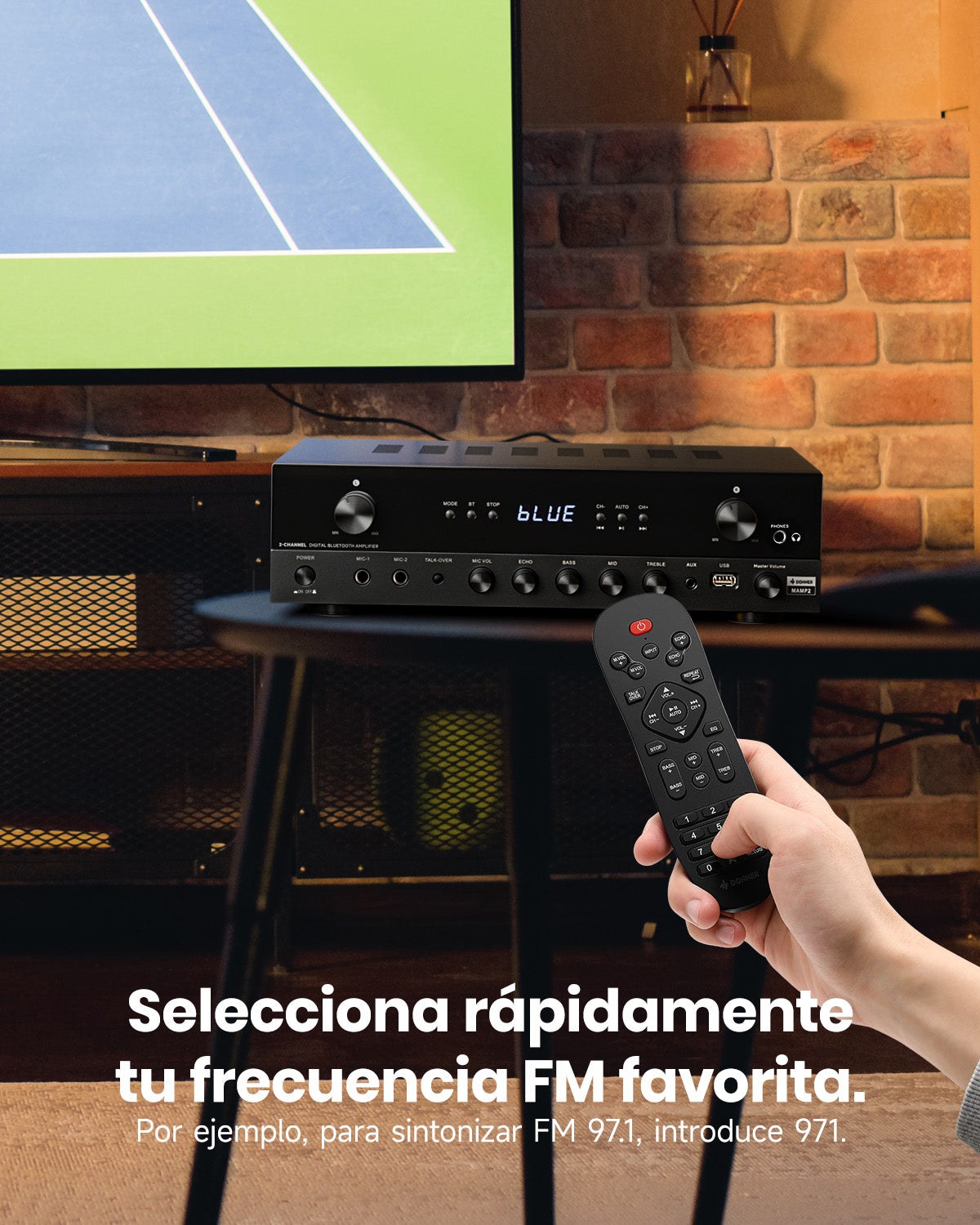 Donner MAMP2 Amplificador de 2 Canales