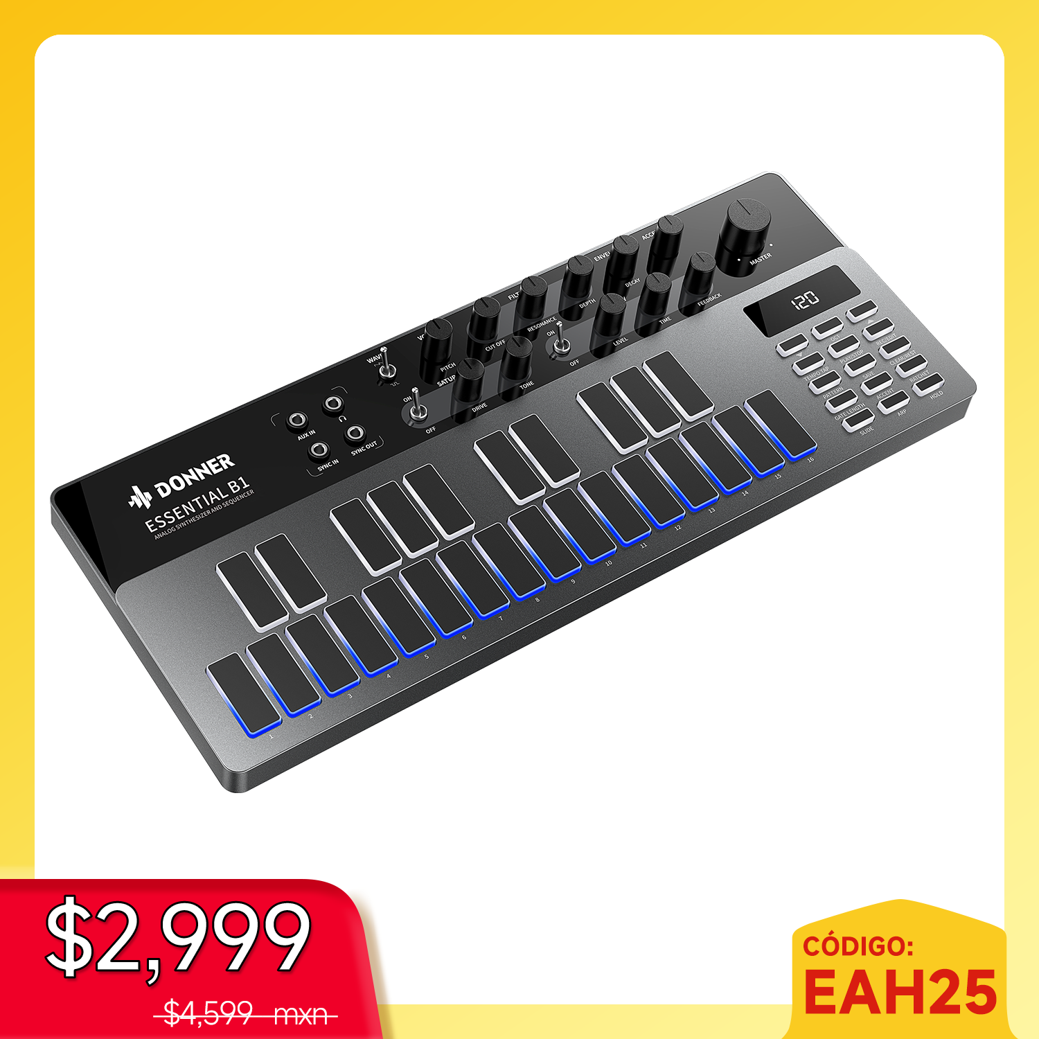 Donner Essential B1 Sintetizador