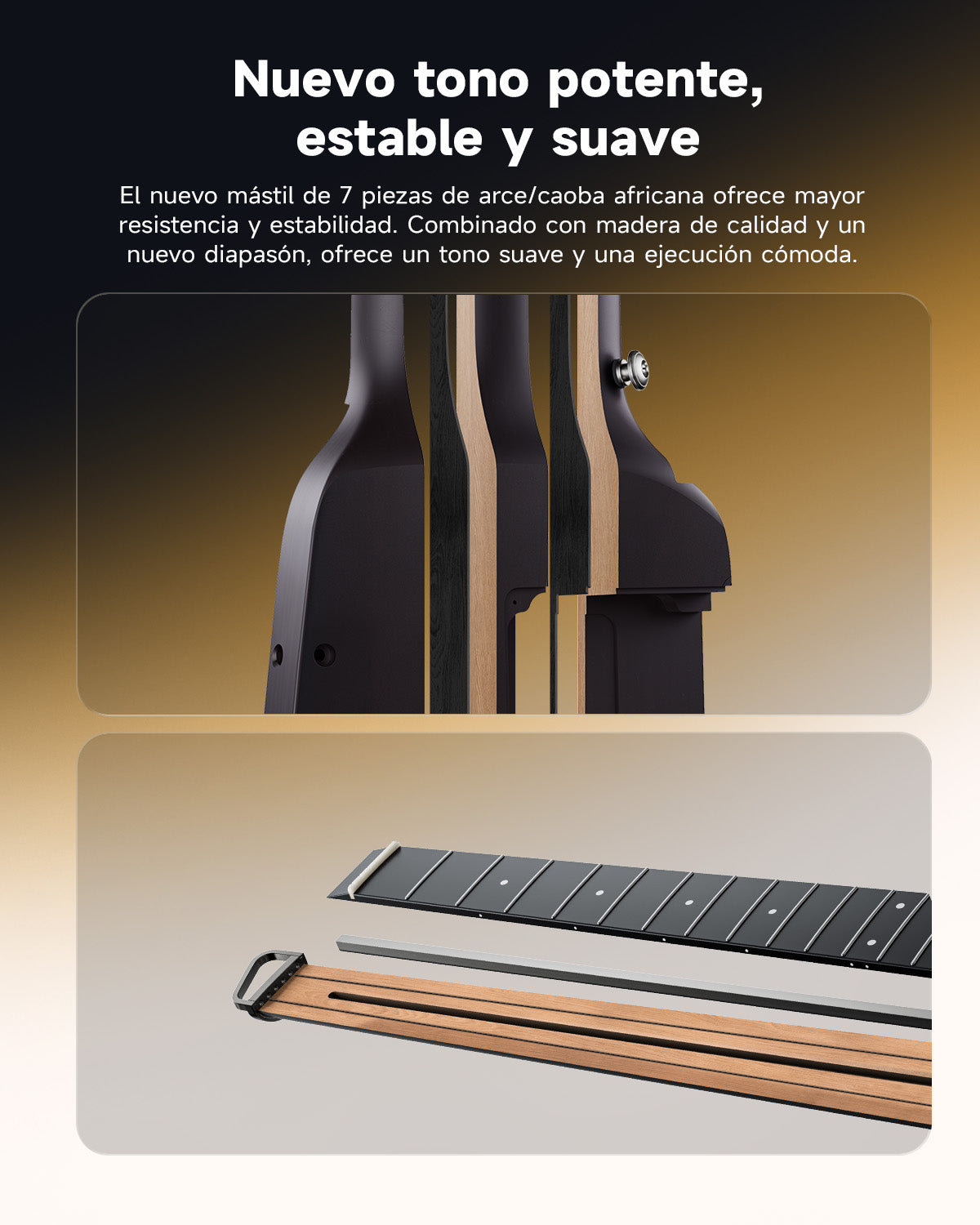 HUSH I Evo2 Guitarra-Color del atardecer##