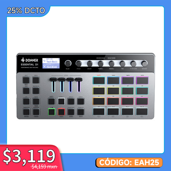 Donner Essential D1 Beat Machine Performance