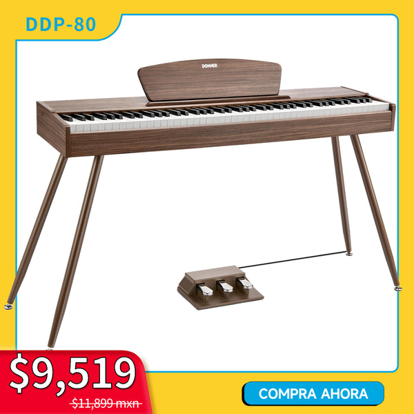 Donner DDP-80 Piano Digital 88 Teclas Teclado Contrapesado