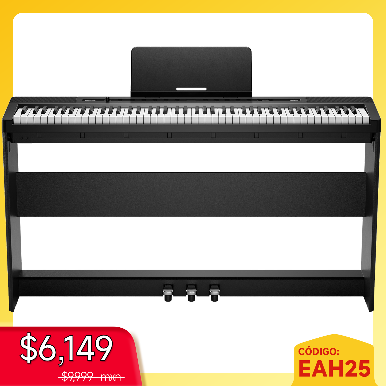 Donner DEP-16S Teclado Electrónico con Soporte