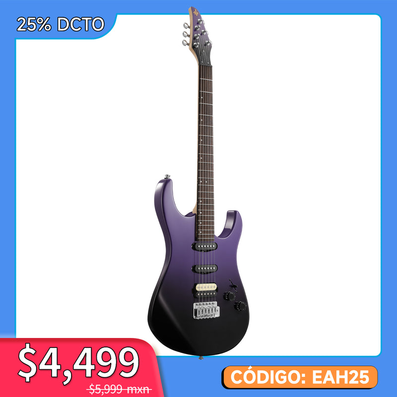 Donner DMT-66 Guitarra Midnight Purple Gradient