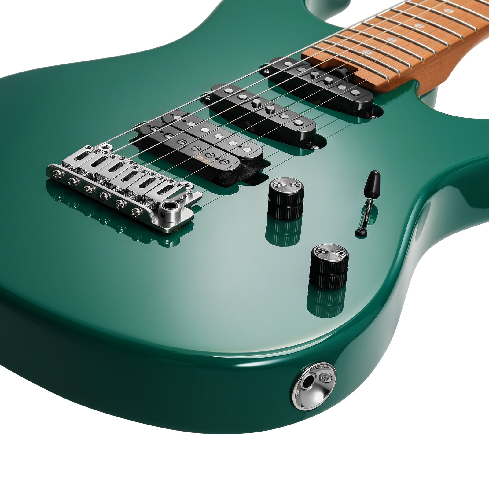 Donner DST-700 Guitarra Eléctrica HSS con bobina dividida Verde