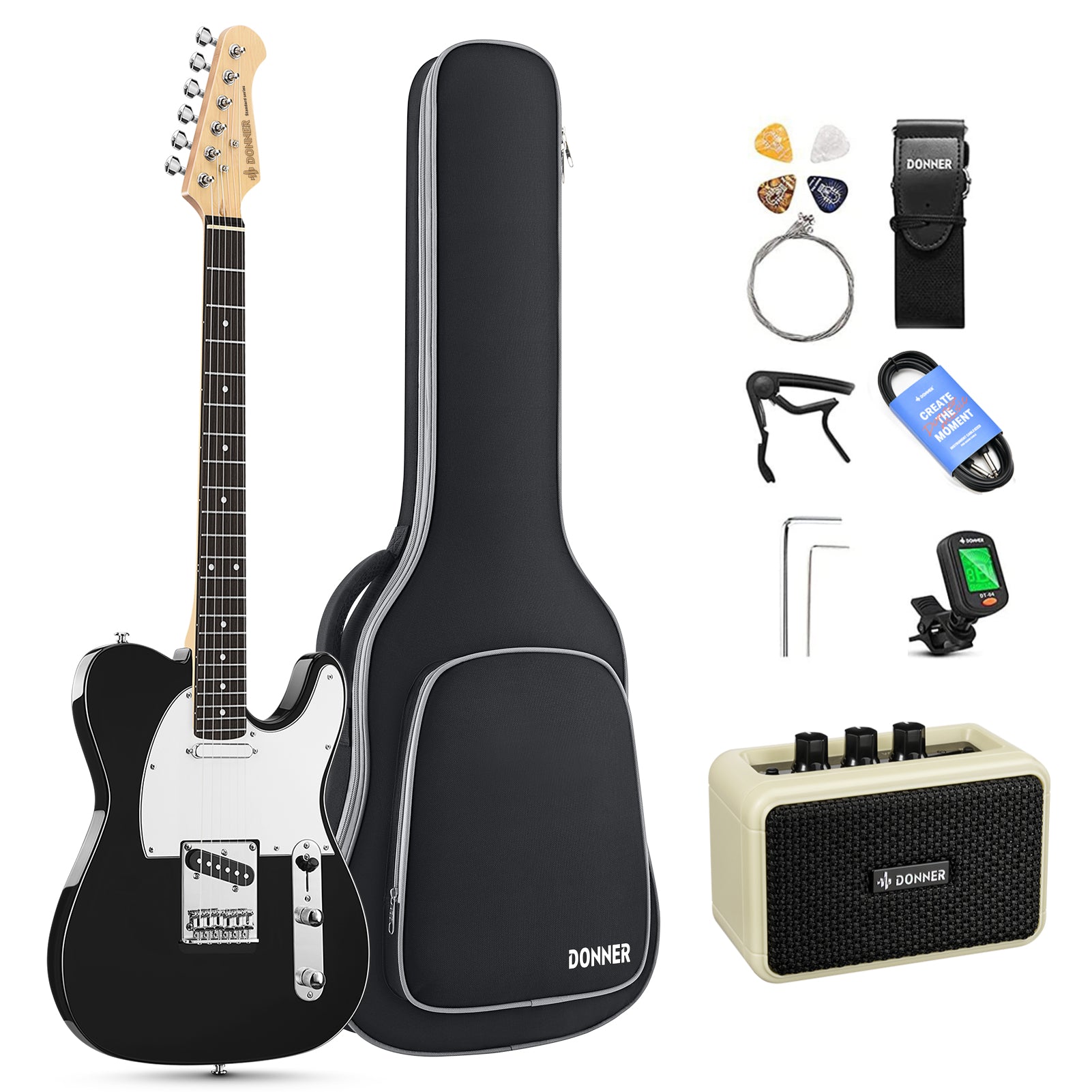 Donner DTL-100 conjunto de guitarra tele